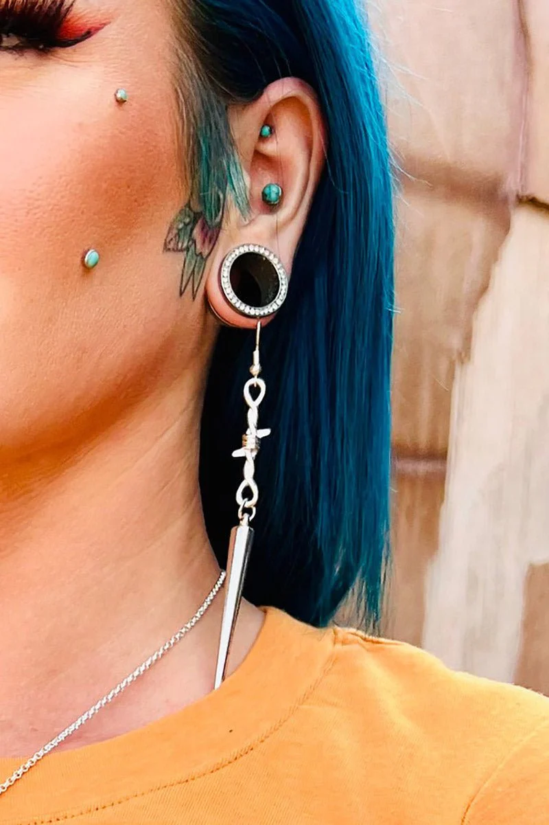 Barbwire Spike Earrings