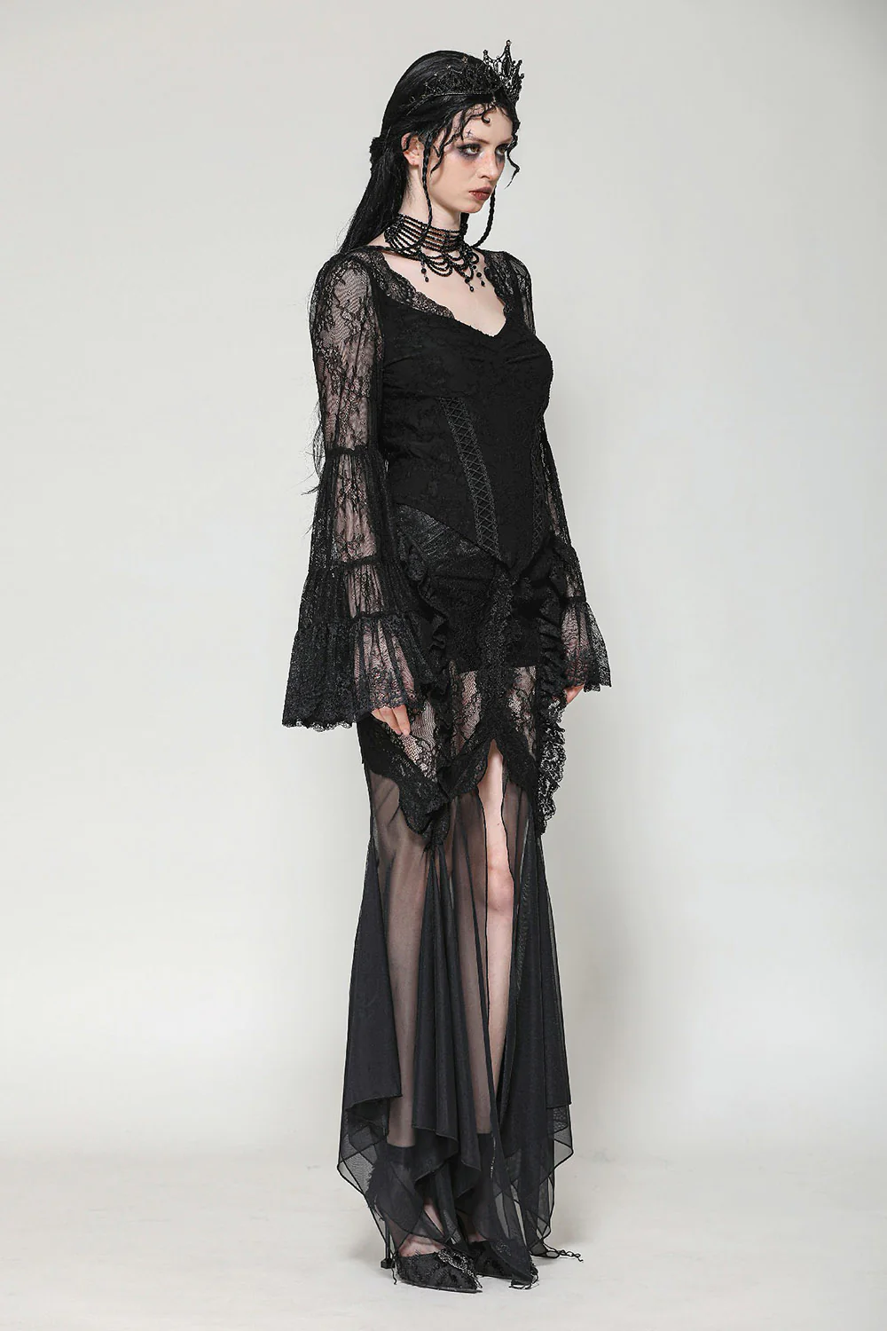 Basilica Lace Bell Sleeve Blouse - Image 4