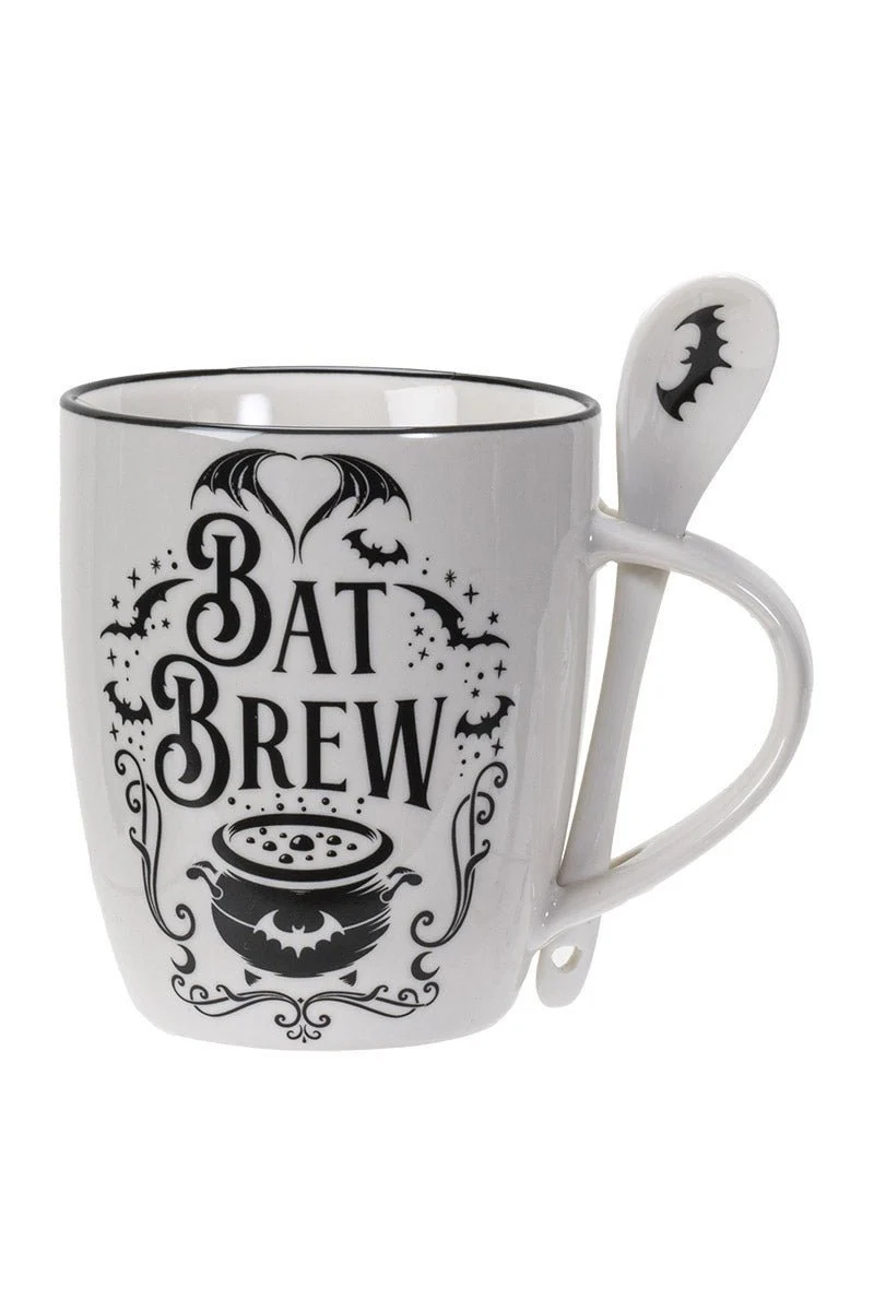 Bat Brew Mug & Spoon Set