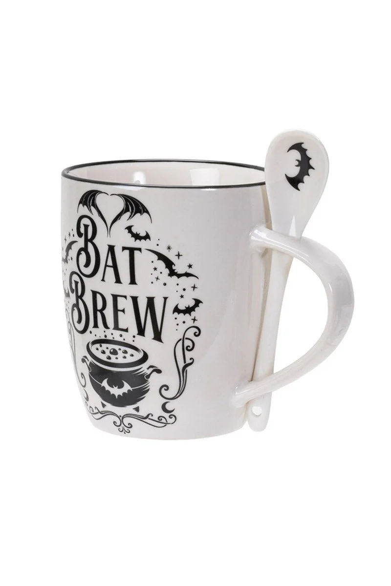 Bat Brew Mug & Spoon Set - Image 3