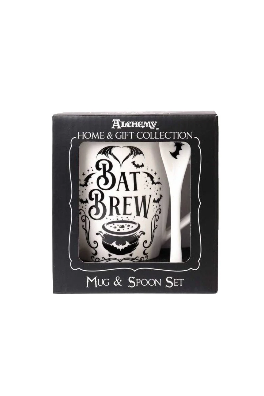 Bat Brew Mug & Spoon Set - Image 4