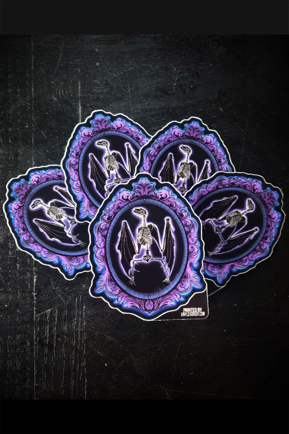 Bat Cameo Sticker - Image 2