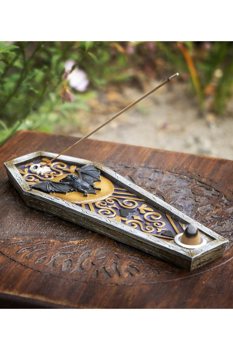 Bat Coffin Incense Burner - Image 3