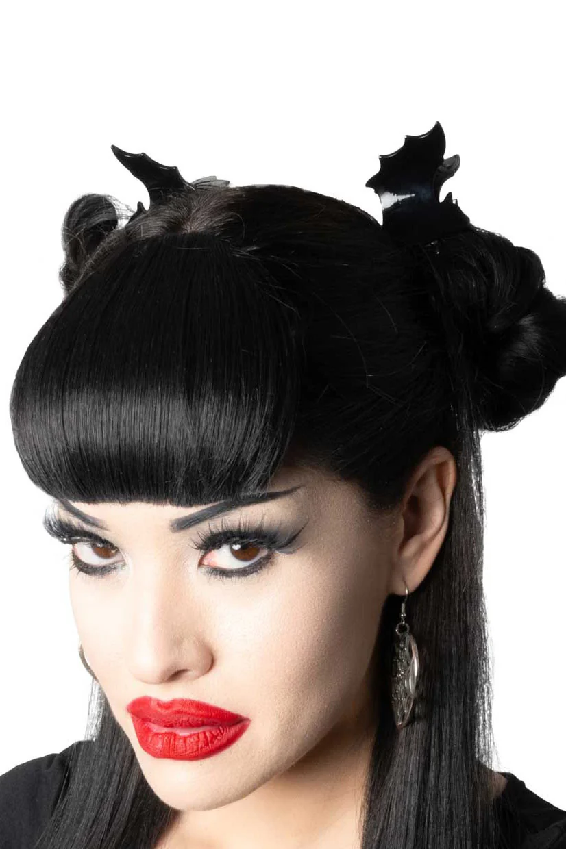 Bat Med Claw Clip Set [Black] - Image 3
