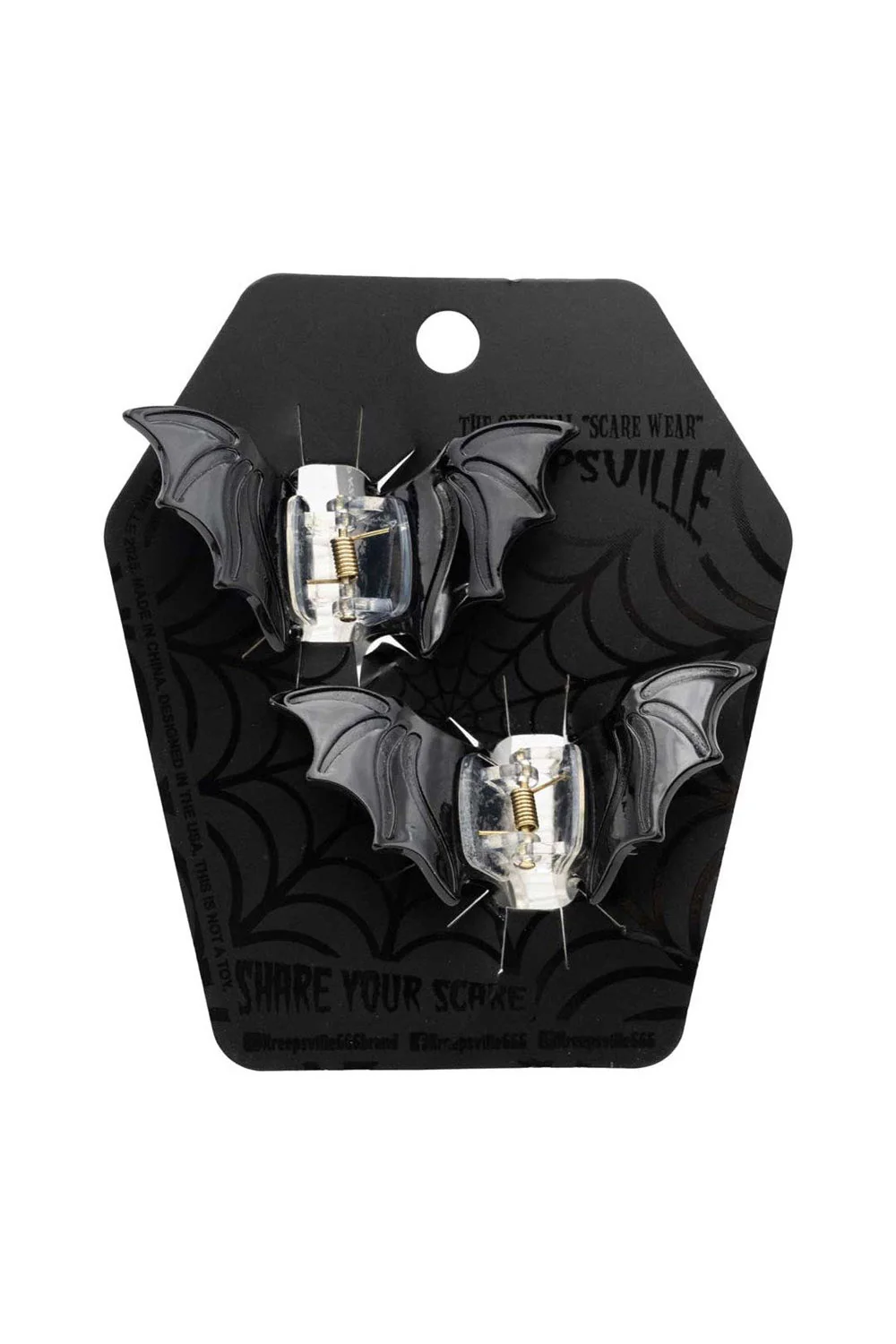 Bat Med Claw Clip Set [Black] - Image 4