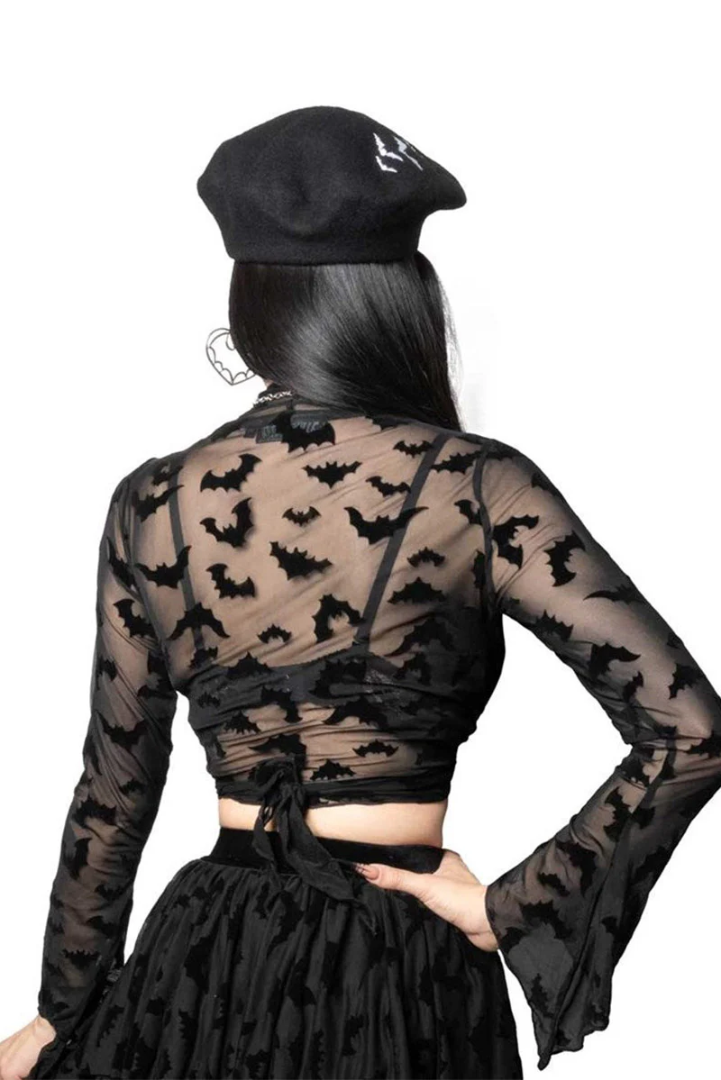 Bat Mesh Tie Top - Image 2