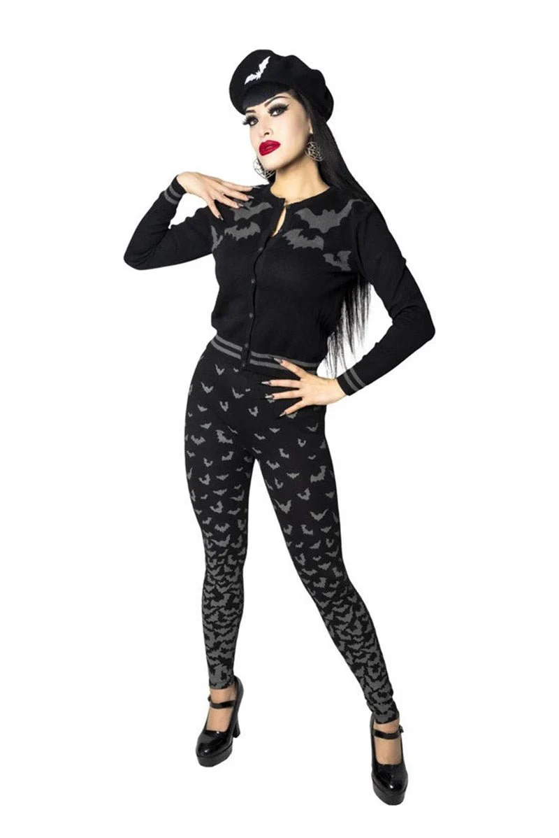 Bat Repeat Gradient Leggings - Image 2