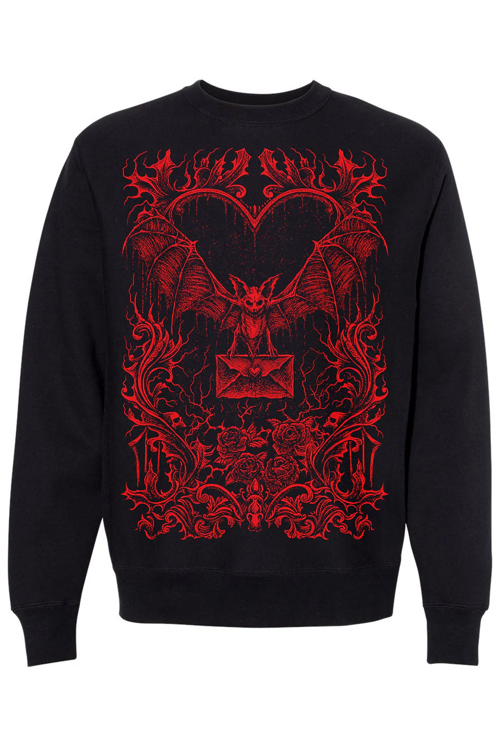 Bat Romance Sweatshirt [BLOOD RED] - Image 5