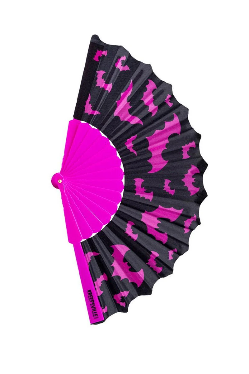 Bat Scallop Fan [Pink] - Image 3
