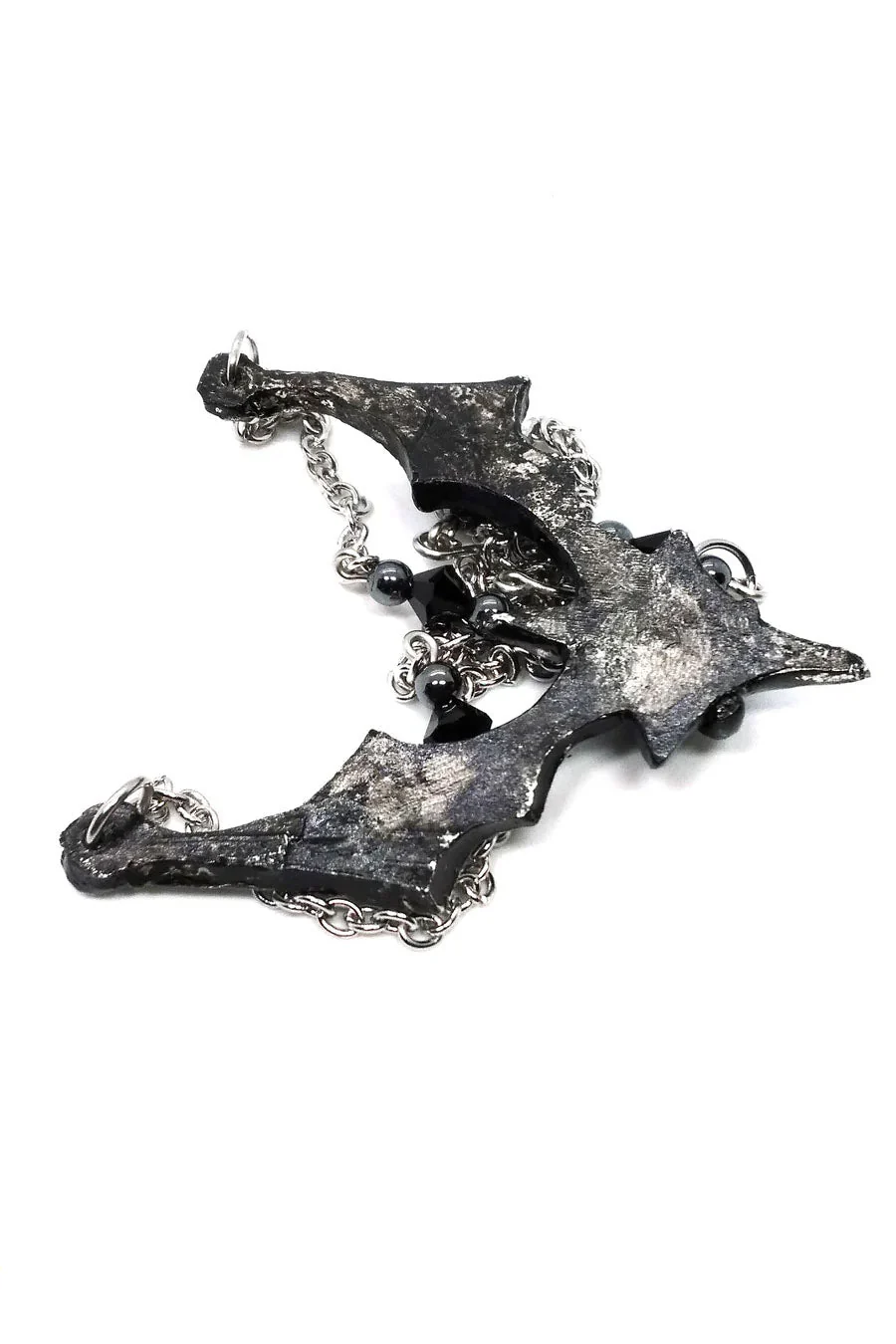 Bat Wing Necklace [Oynx] - Image 3