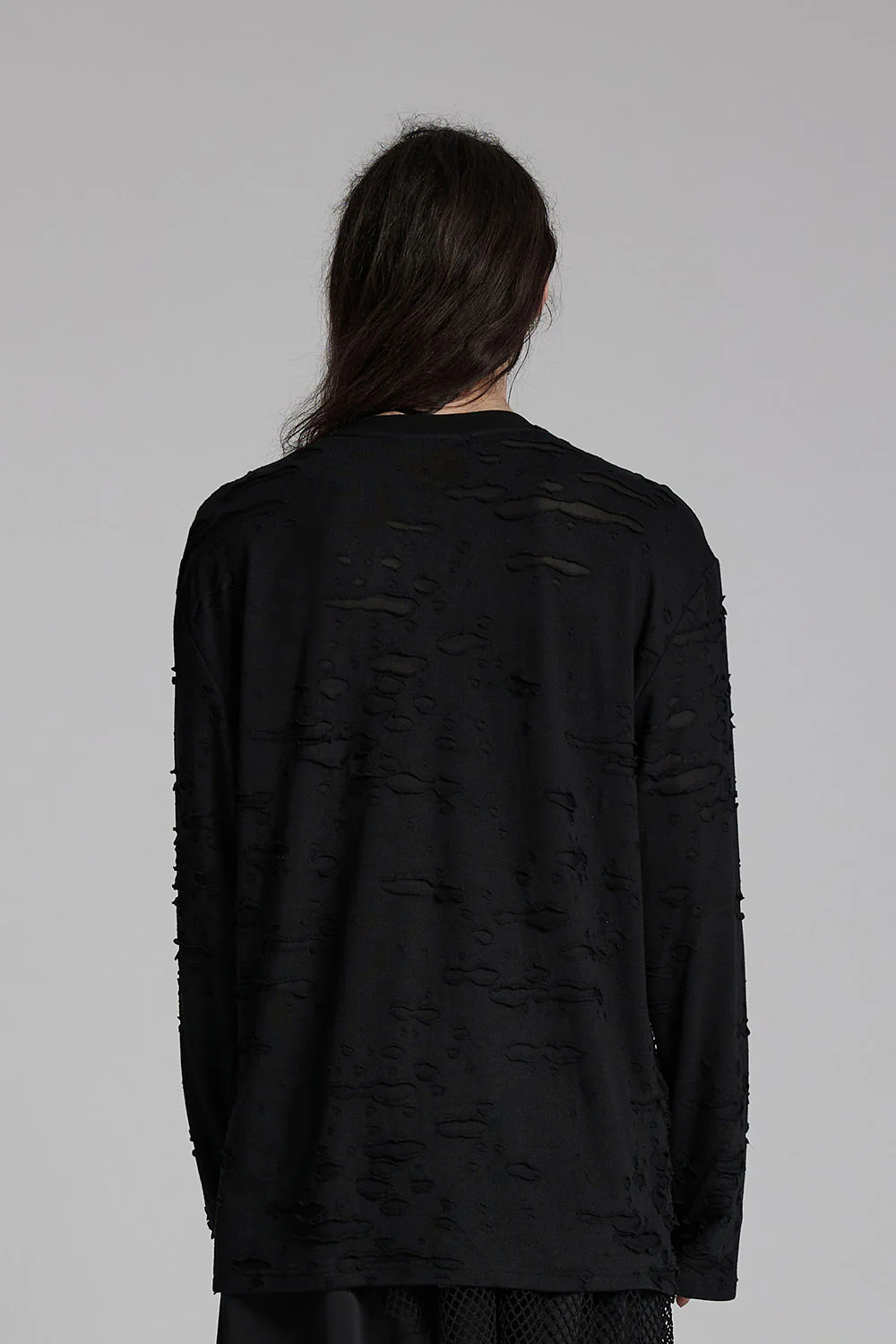 Battered Bones Long Sleeve Shredded Shirt - Image 5
