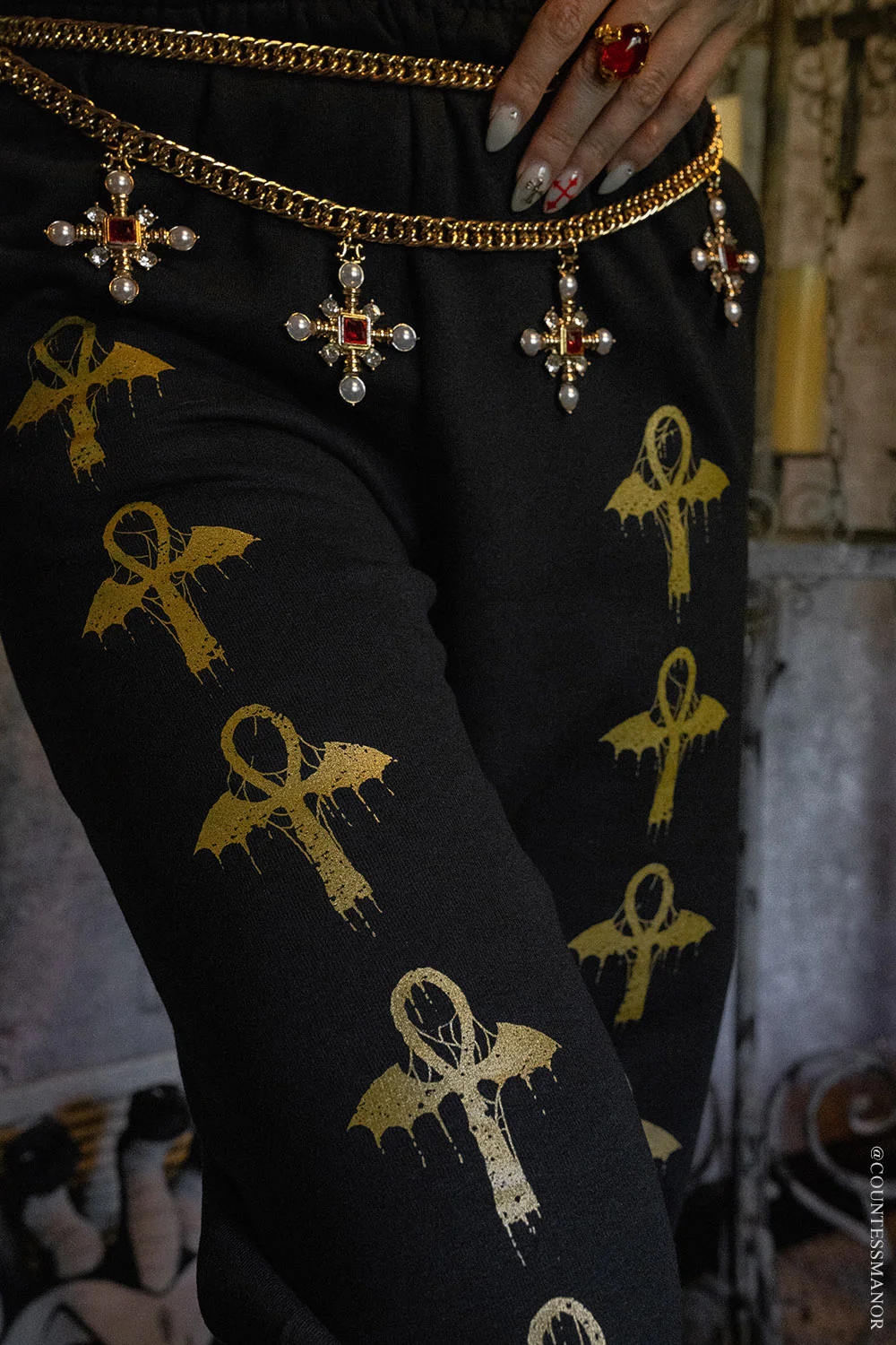 Batwing Ankh Joggers [Unisex] - Image 5
