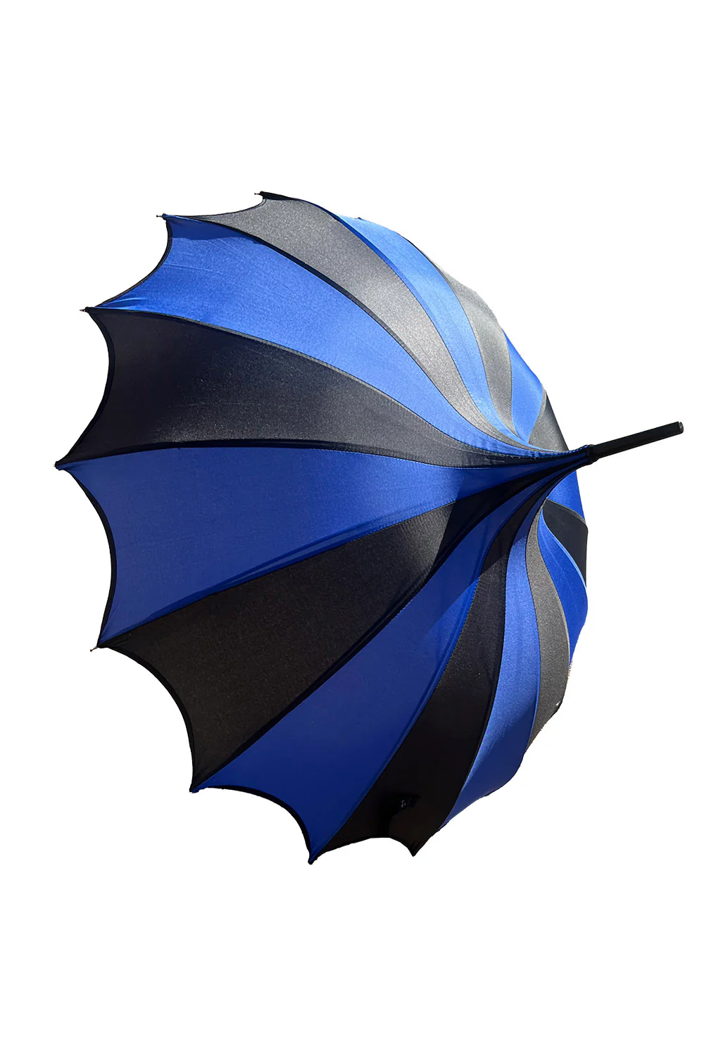Batwing Pagoda Umbrella [BLACK/BLUE] - Image 3