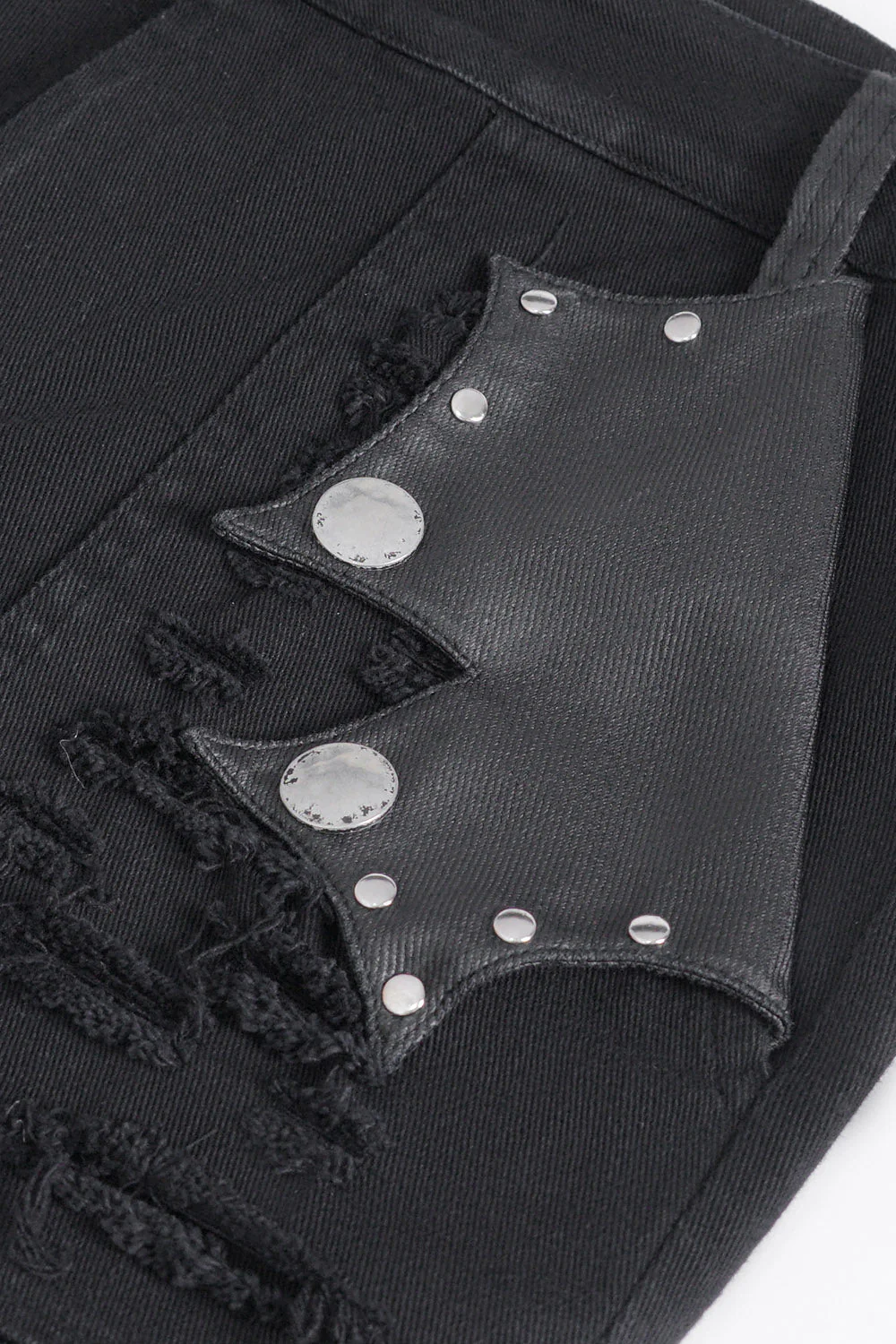 Batwing Pocket Ripped Punk Pants - Image 12