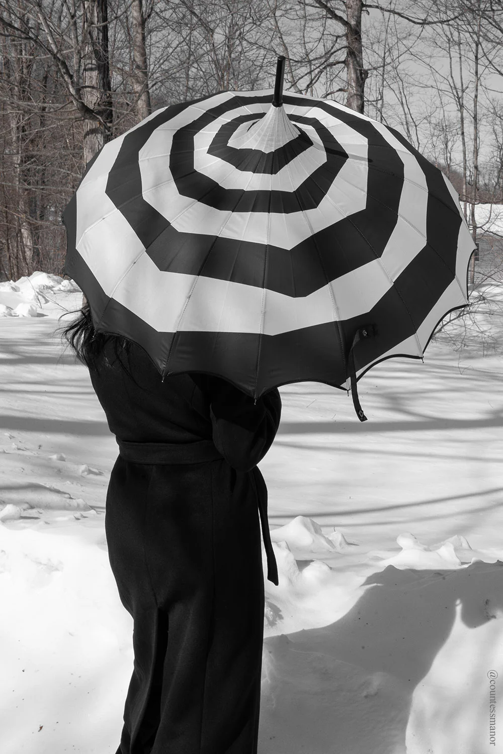 Batwing Pagoda Umbrella [SPOOKY SPIRAL] - Image 3