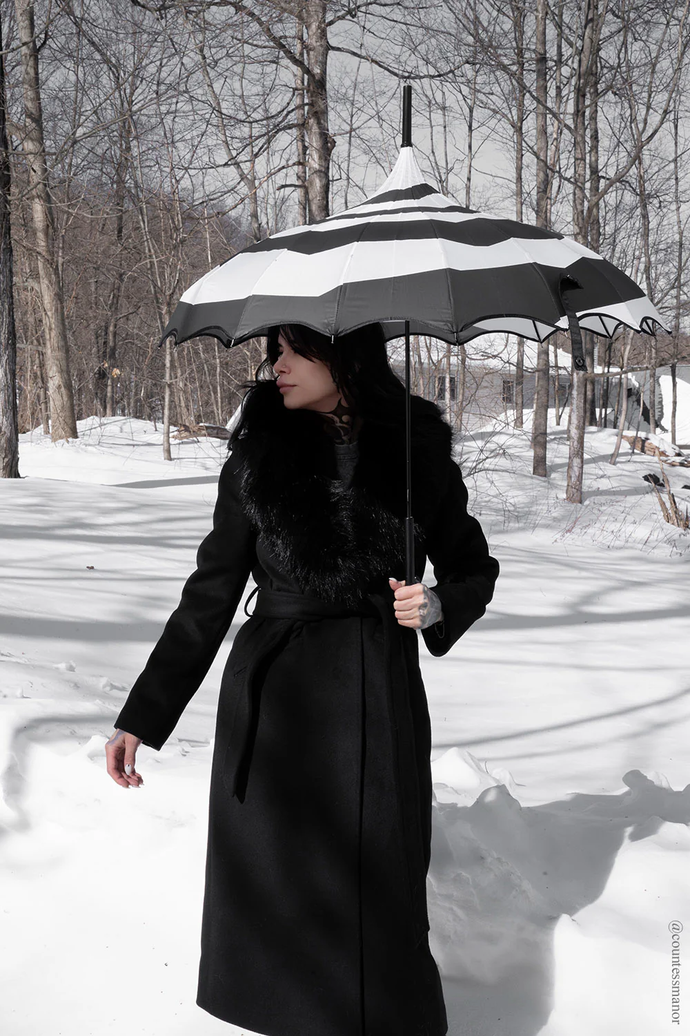 Batwing Pagoda Umbrella [SPOOKY SPIRAL] - Image 4