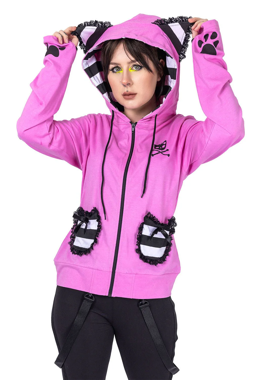 BBK Frill Hoodie [PINK]