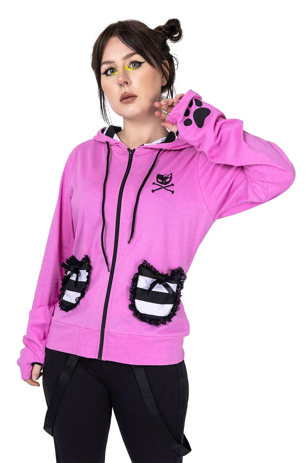BBK Frill Hoodie [PINK] - Image 2