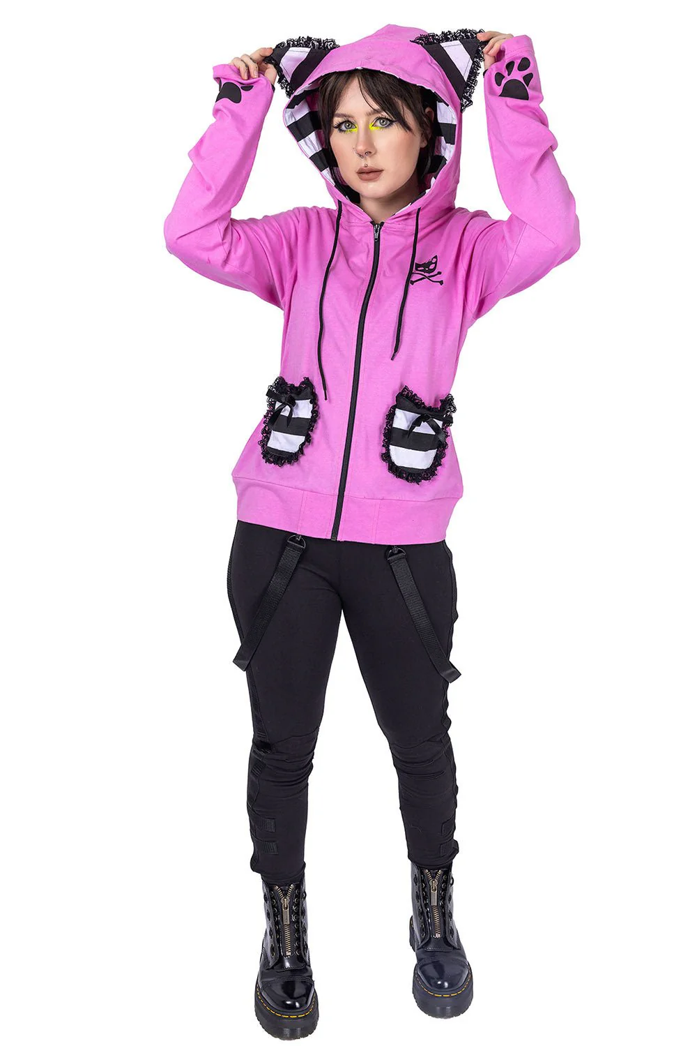 BBK Frill Hoodie [PINK] - Image 4