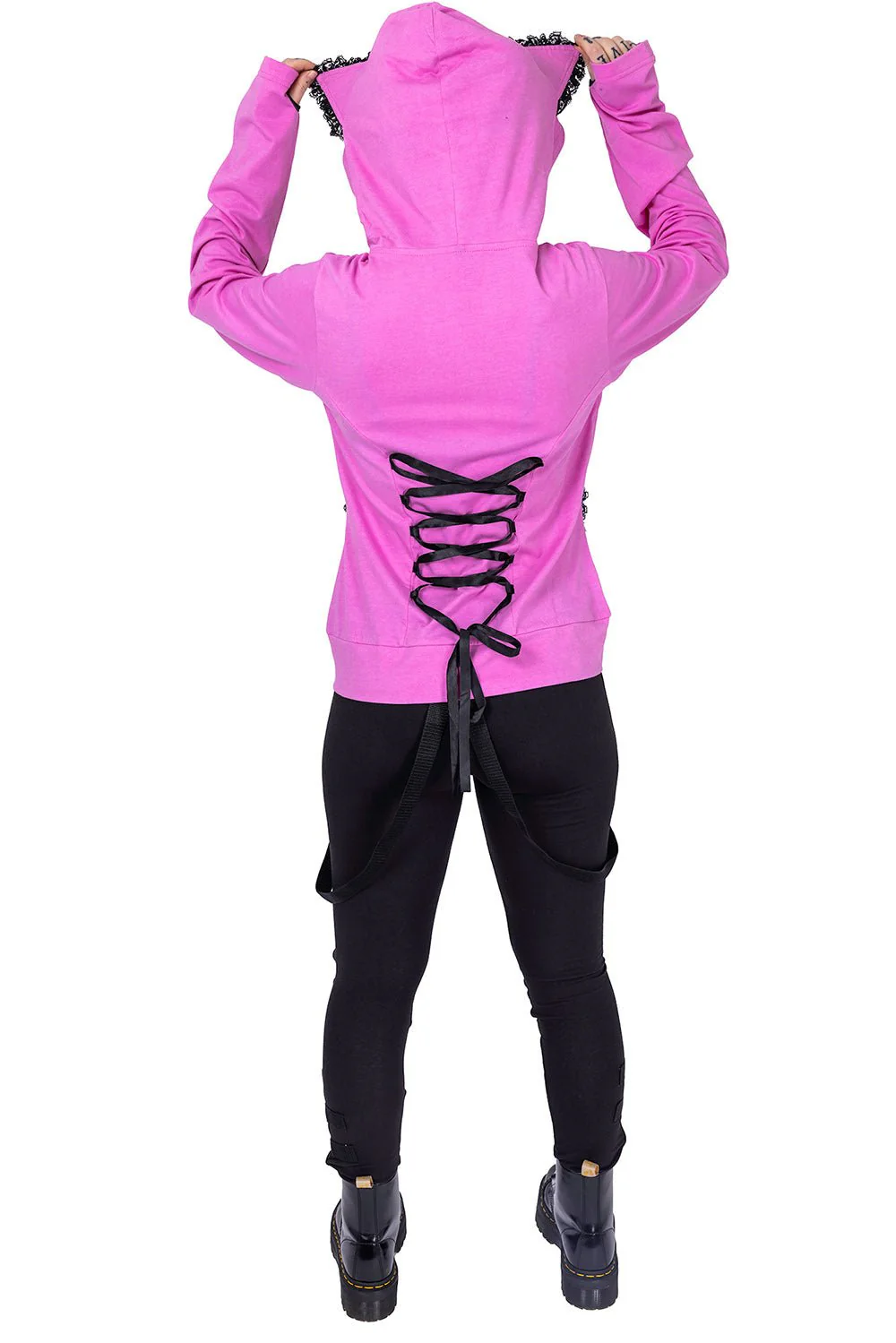BBK Frill Hoodie [PINK] - Image 6