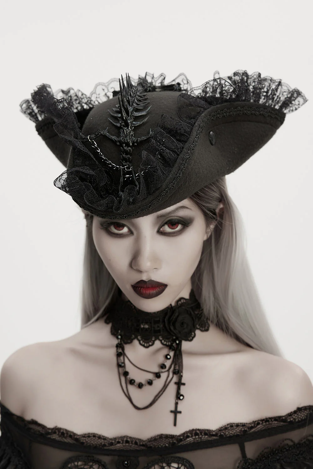 Beast Bones Gothic Pirate Hat