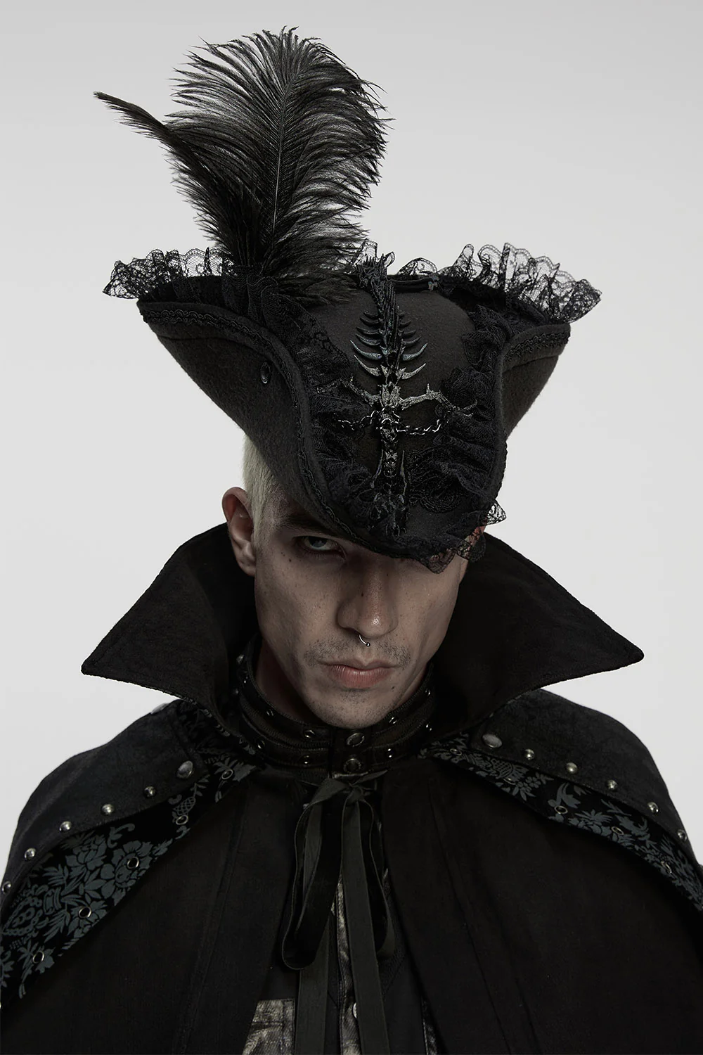 Beast Bones Gothic Pirate Hat - Image 3