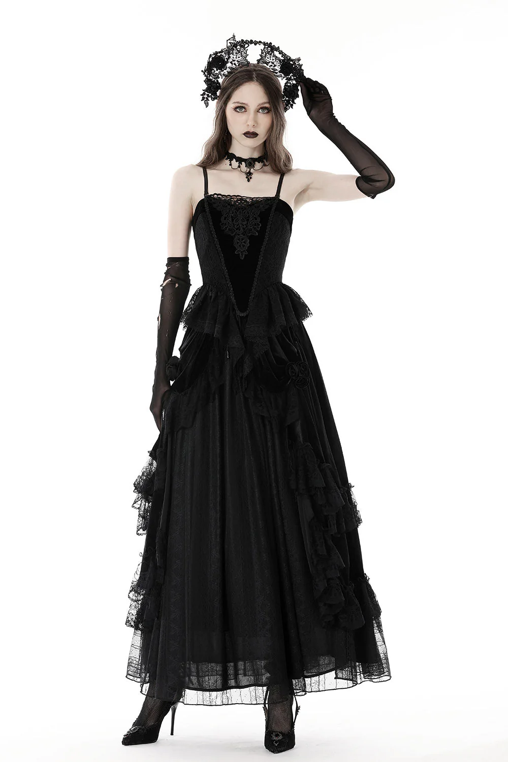 Beautiful Death Gothic Corset Top - Image 3