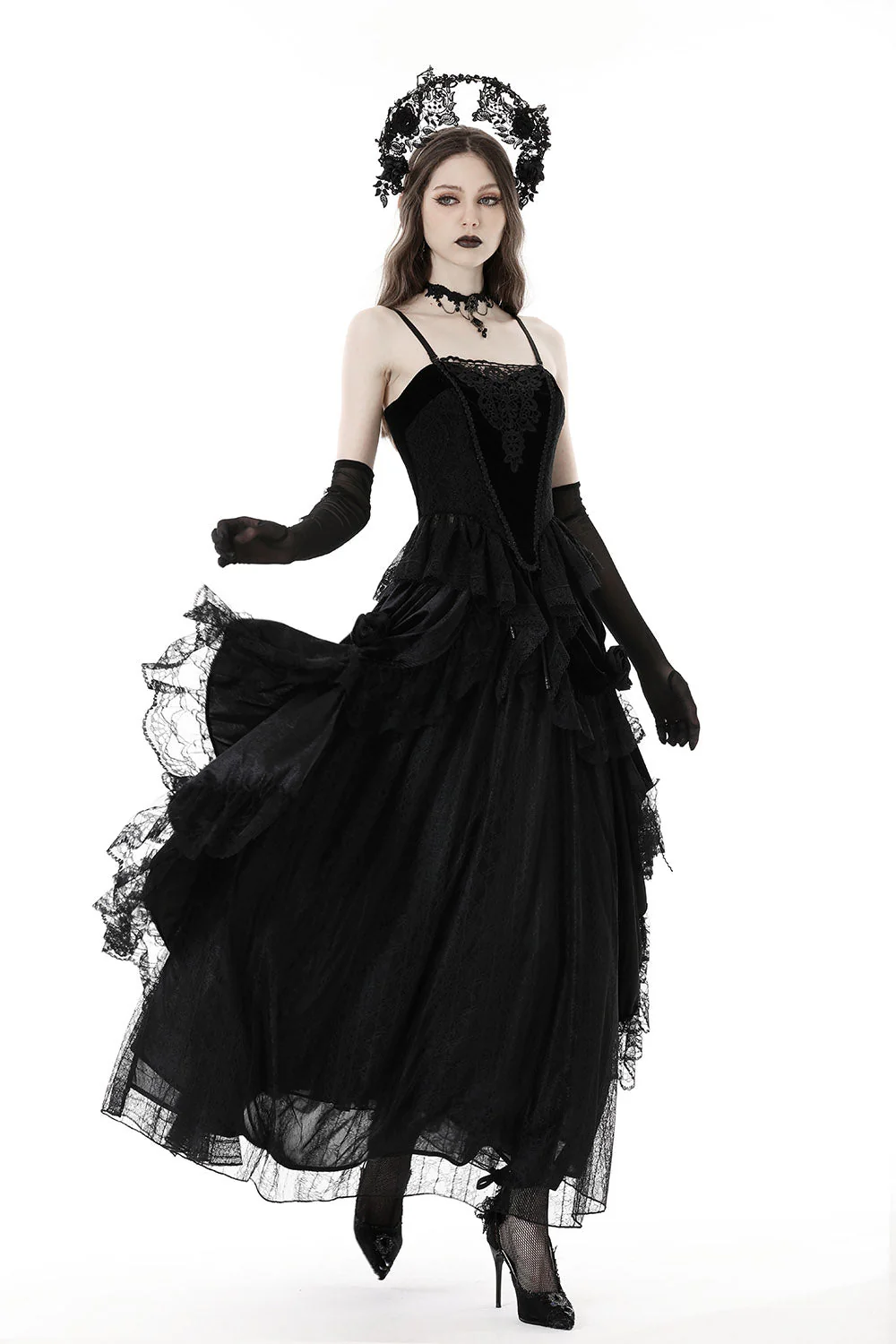 Beautiful Death Gothic Corset Top - Image 4