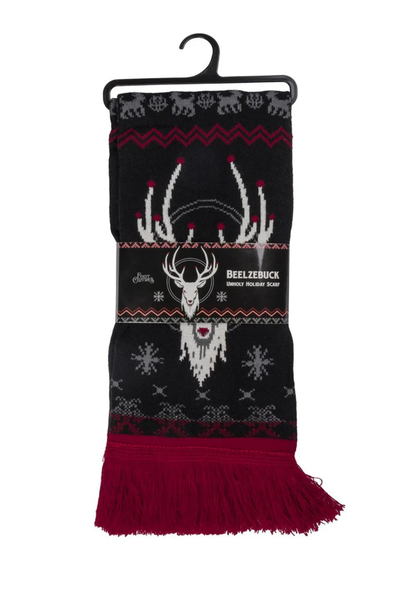 Beelzebuck Ugly Holiday Scarf - Image 4