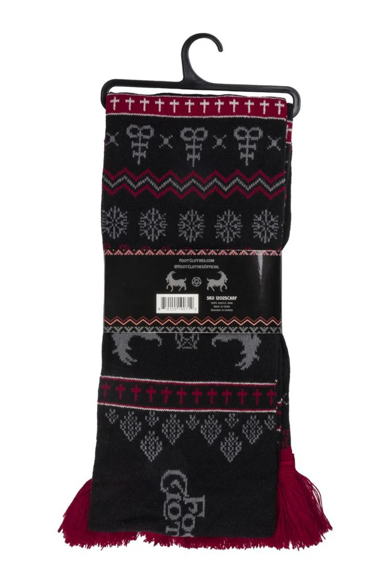 Beelzebuck Ugly Holiday Scarf - Image 5