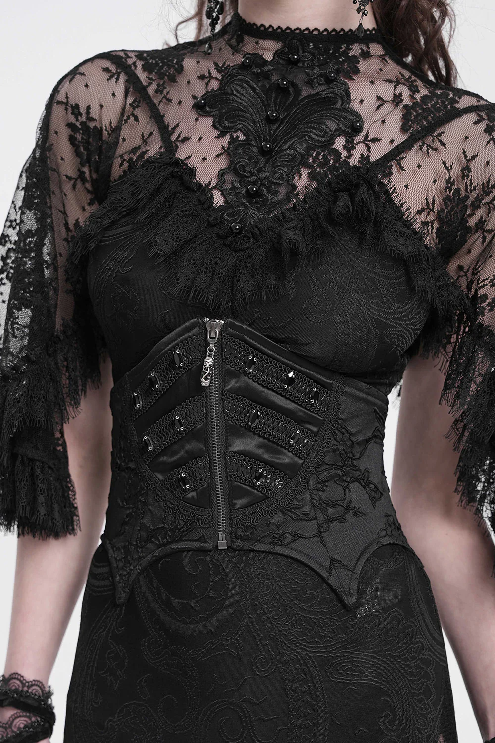 Bewitched Batwing Underbust Corset - Image 5