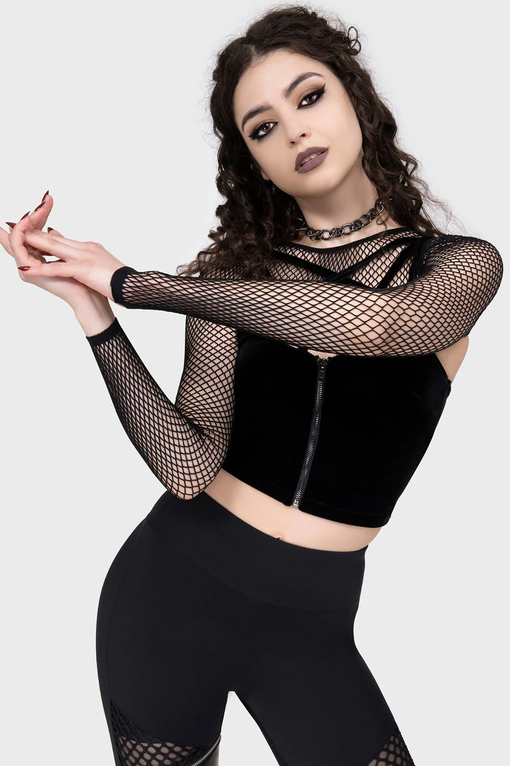 Bite Me Fishnet Bolero [B] - Image 3