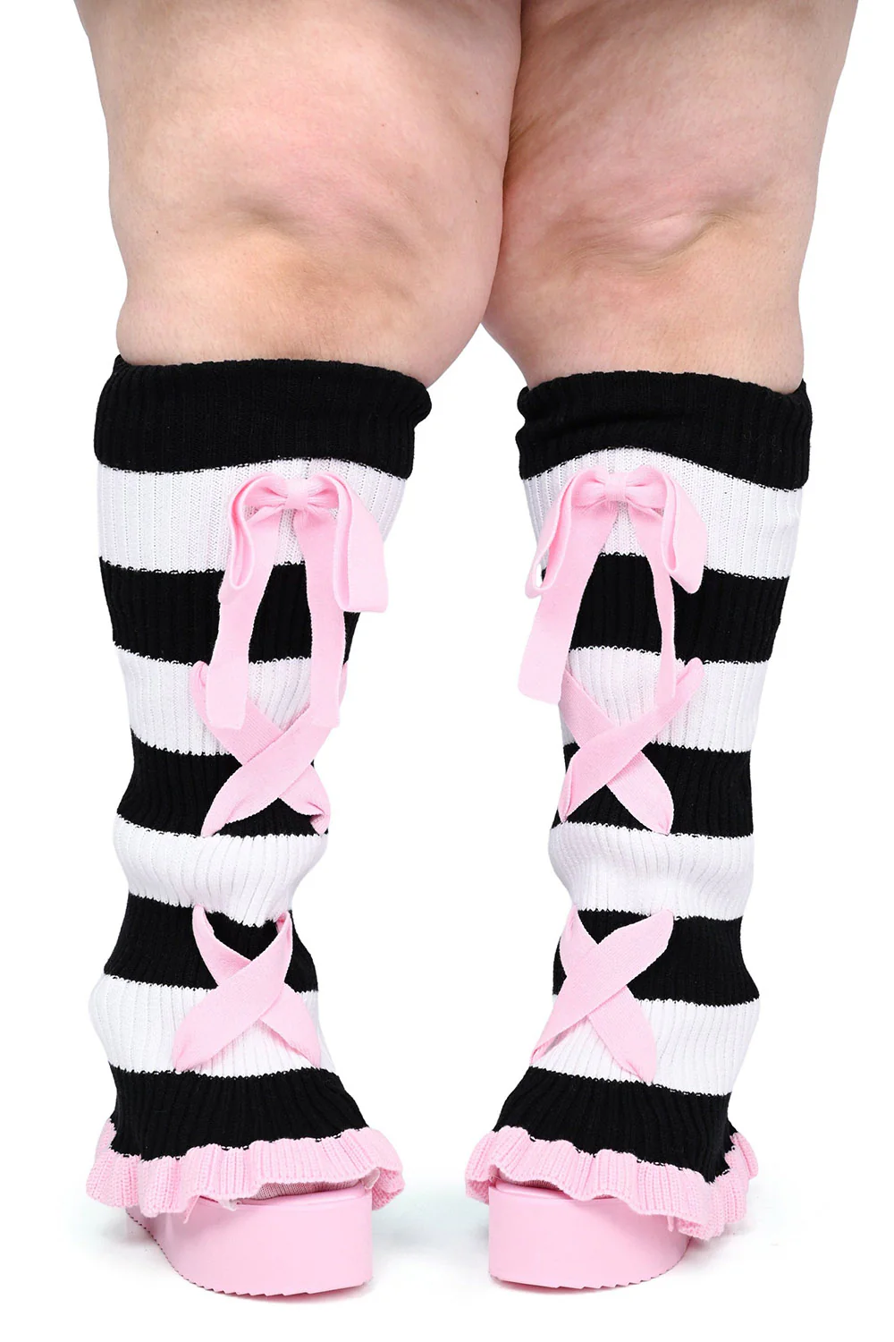 Bittersweet Stripe Leg Warmers - Image 2