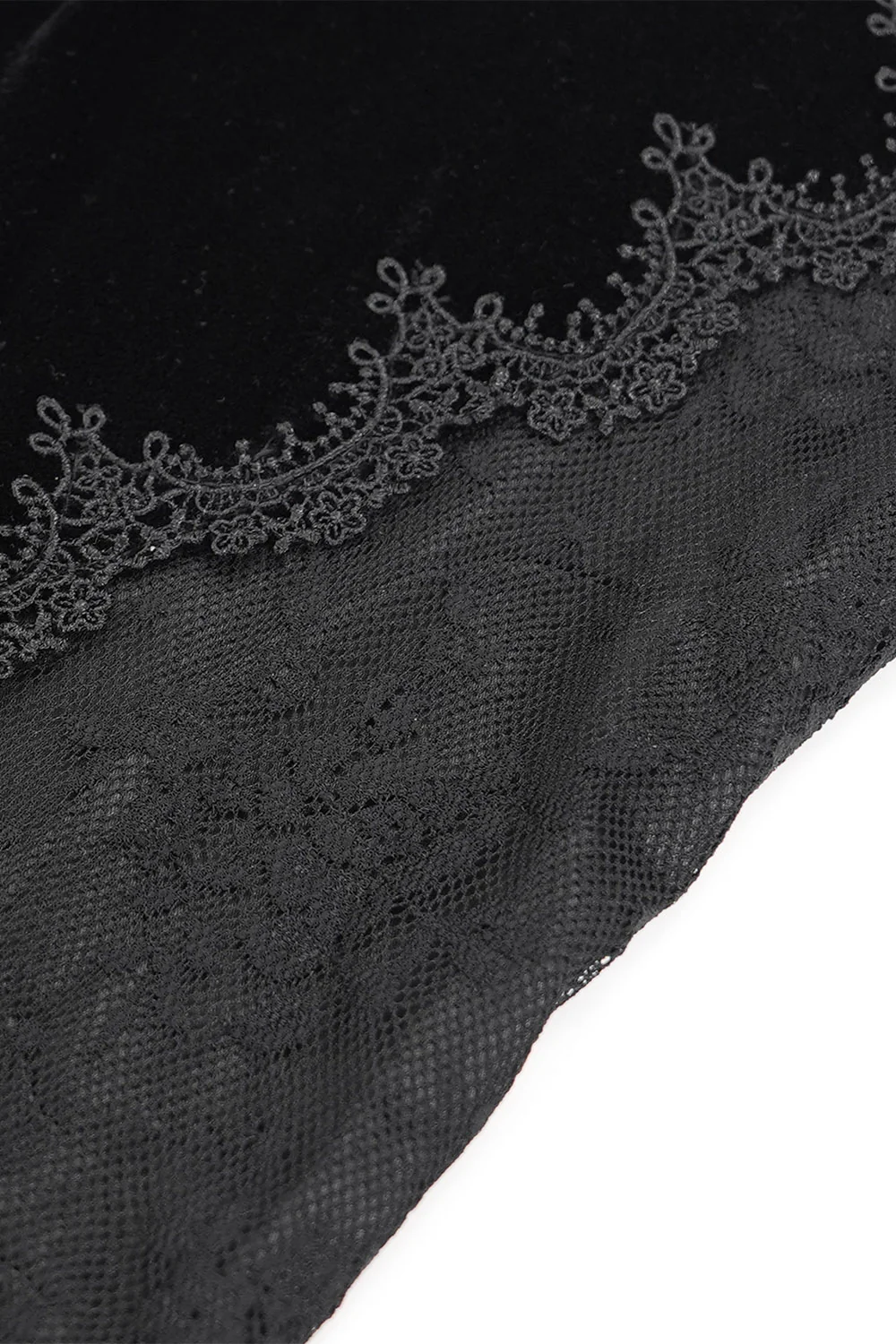 Black Alchemy Velvet Boho Bell Bottoms - Image 12