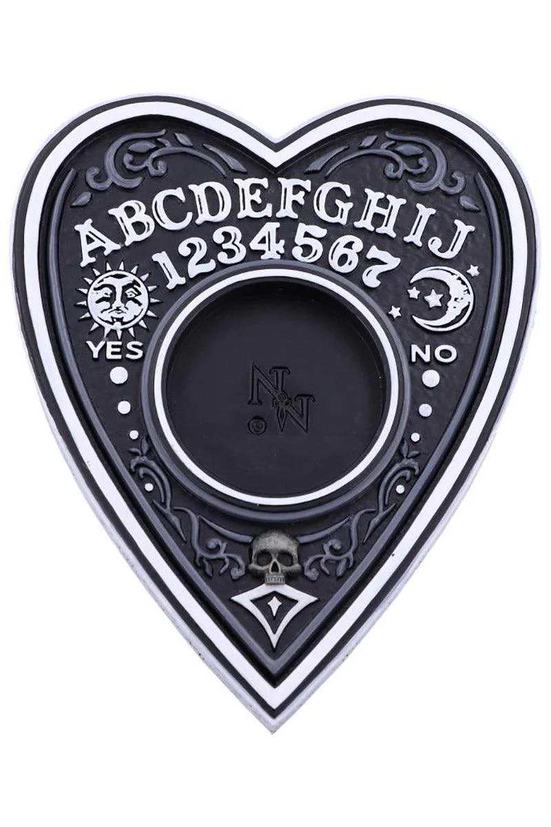 Black and White Spirit Board Tea Light Holder - Image 4