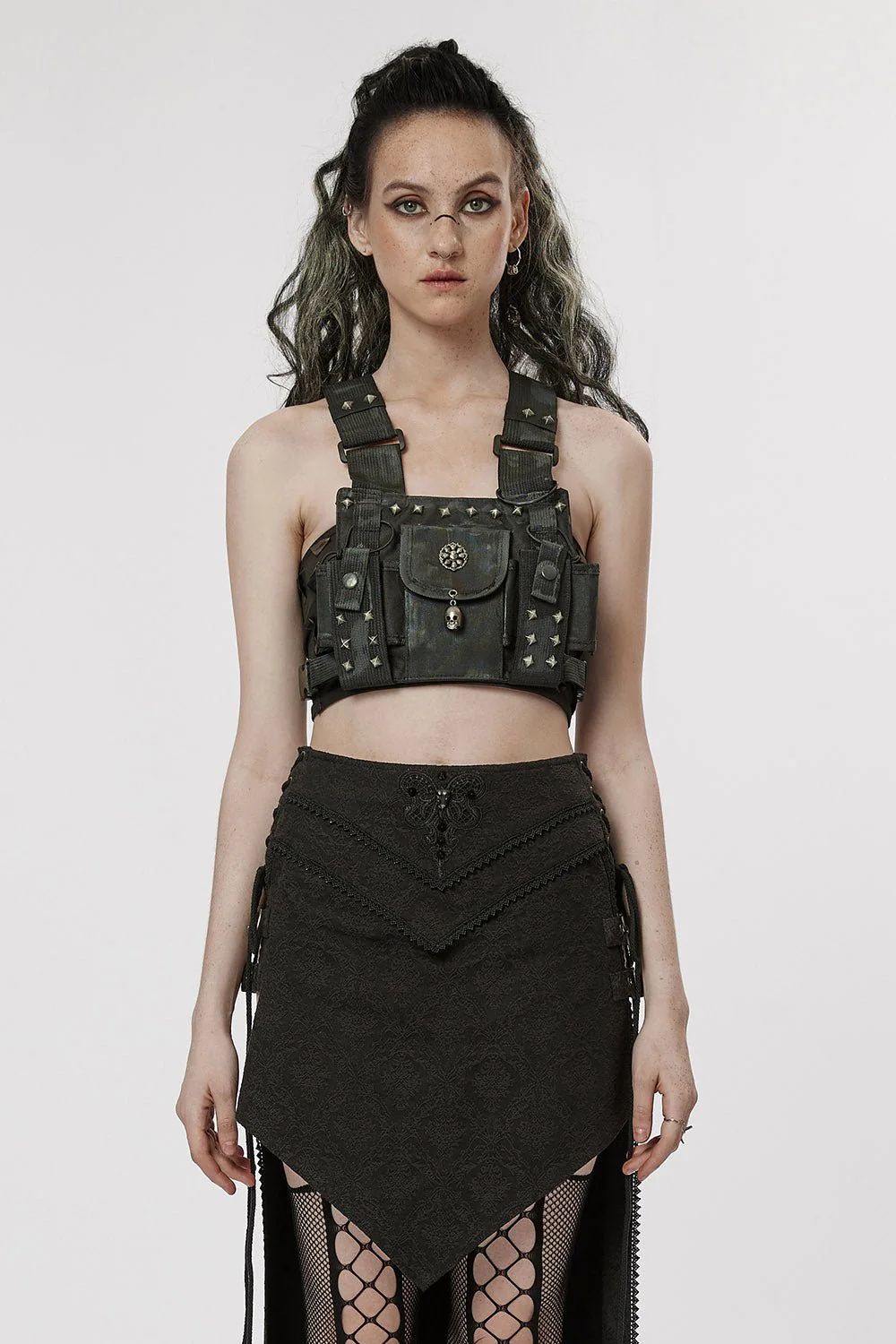 Black Apocalypse Chest Harness Bag - Image 2