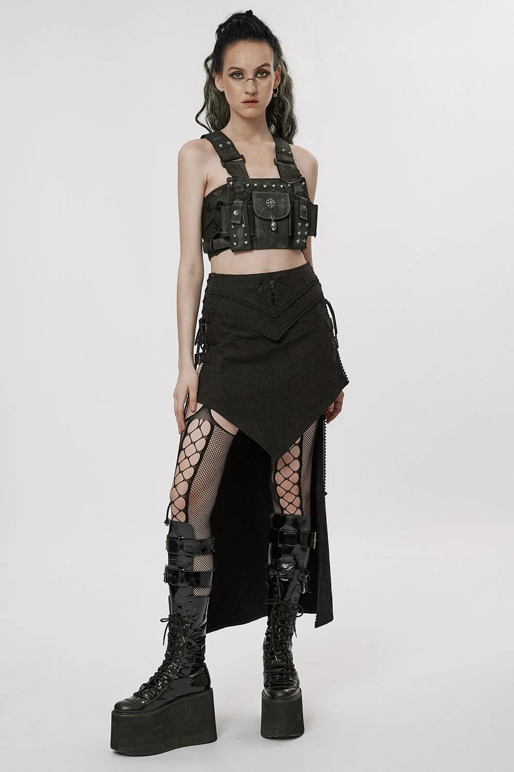 Black Apocalypse Chest Harness Bag - Image 8