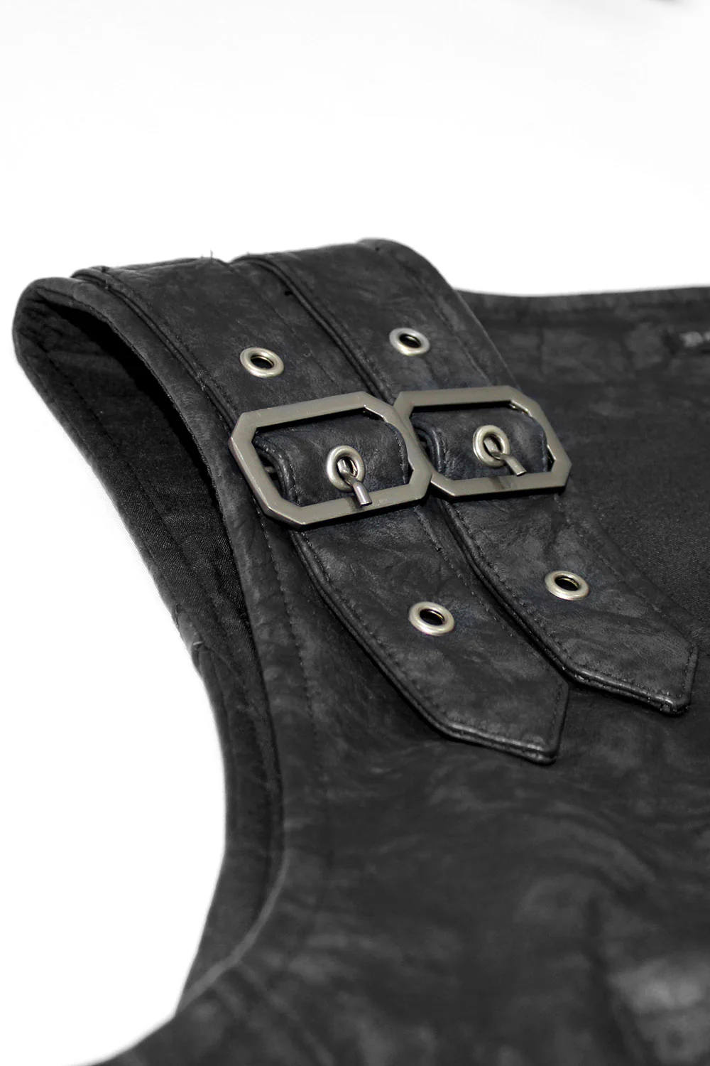 Black Apocalypse Punk Waistcoat - Image 10