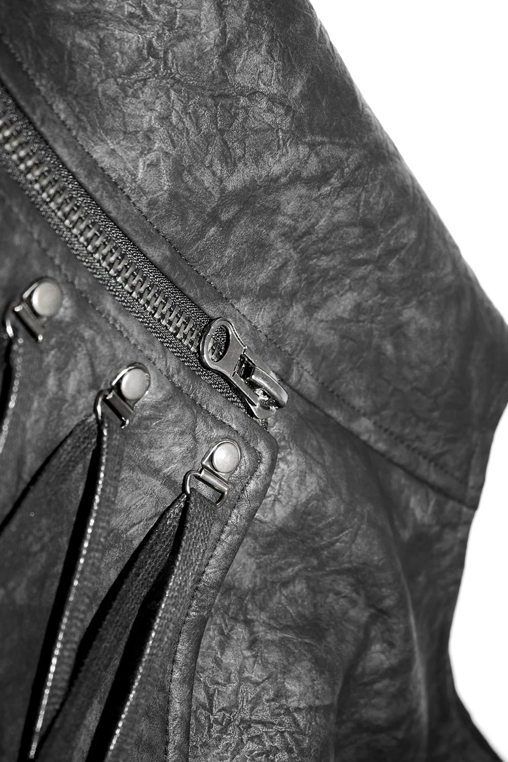 Black Apocalypse Punk Waistcoat - Image 11