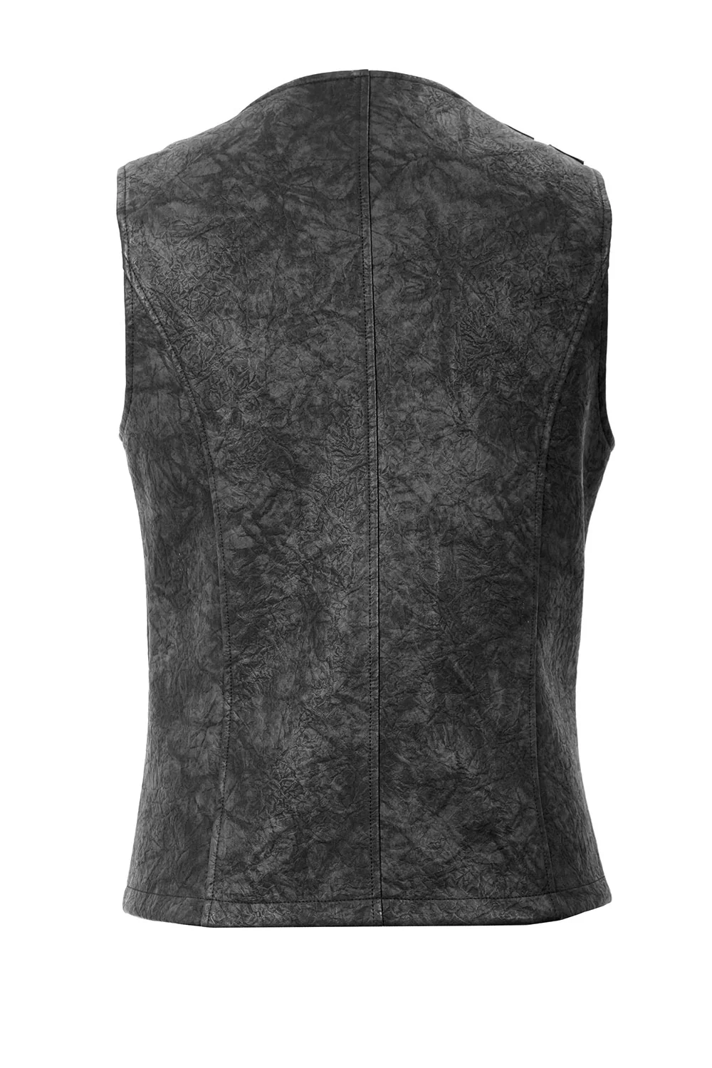 Black Apocalypse Punk Waistcoat - Image 8