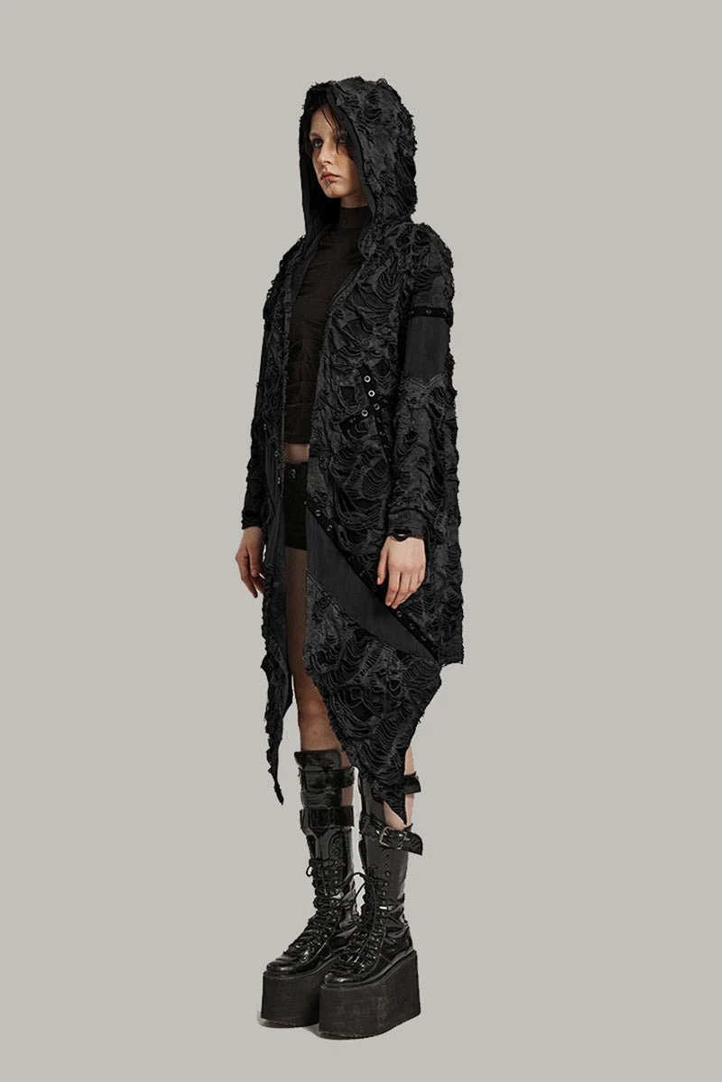 Black Apocalypse Ripped Cardigan - Image 2