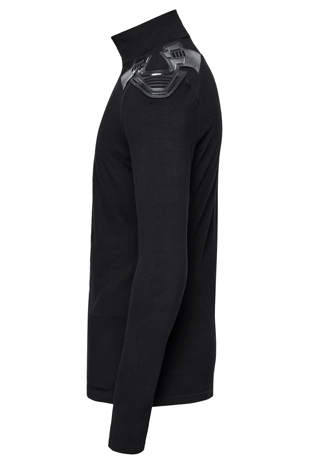 Black Armor Moto Turtleneck Top - Image 7