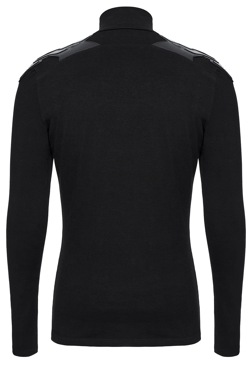 Black Armor Moto Turtleneck Top - Image 8