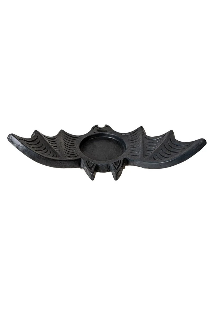 Black Bat Tealight Candle Holder - Image 3