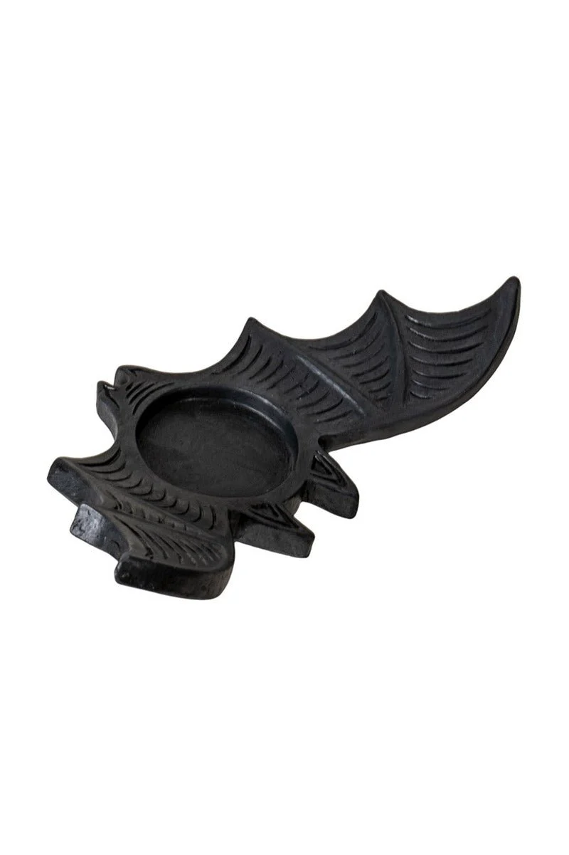 Black Bat Tealight Candle Holder - Image 5
