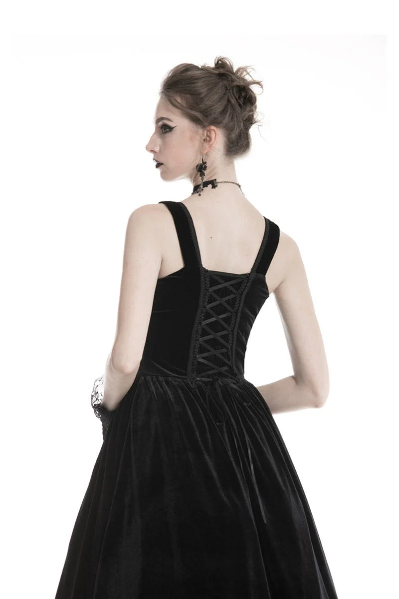 Black Bergamot Gothic Dress - Image 3