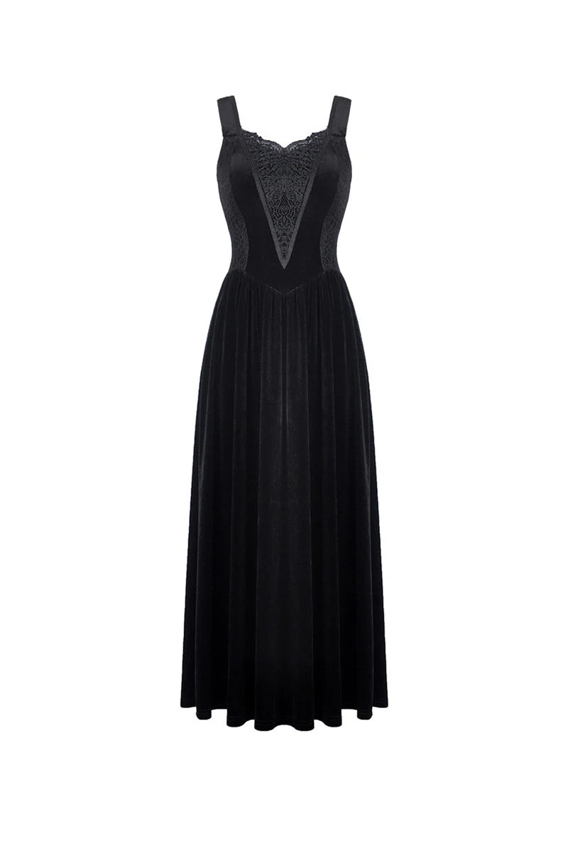 Black Bergamot Gothic Dress - Image 6