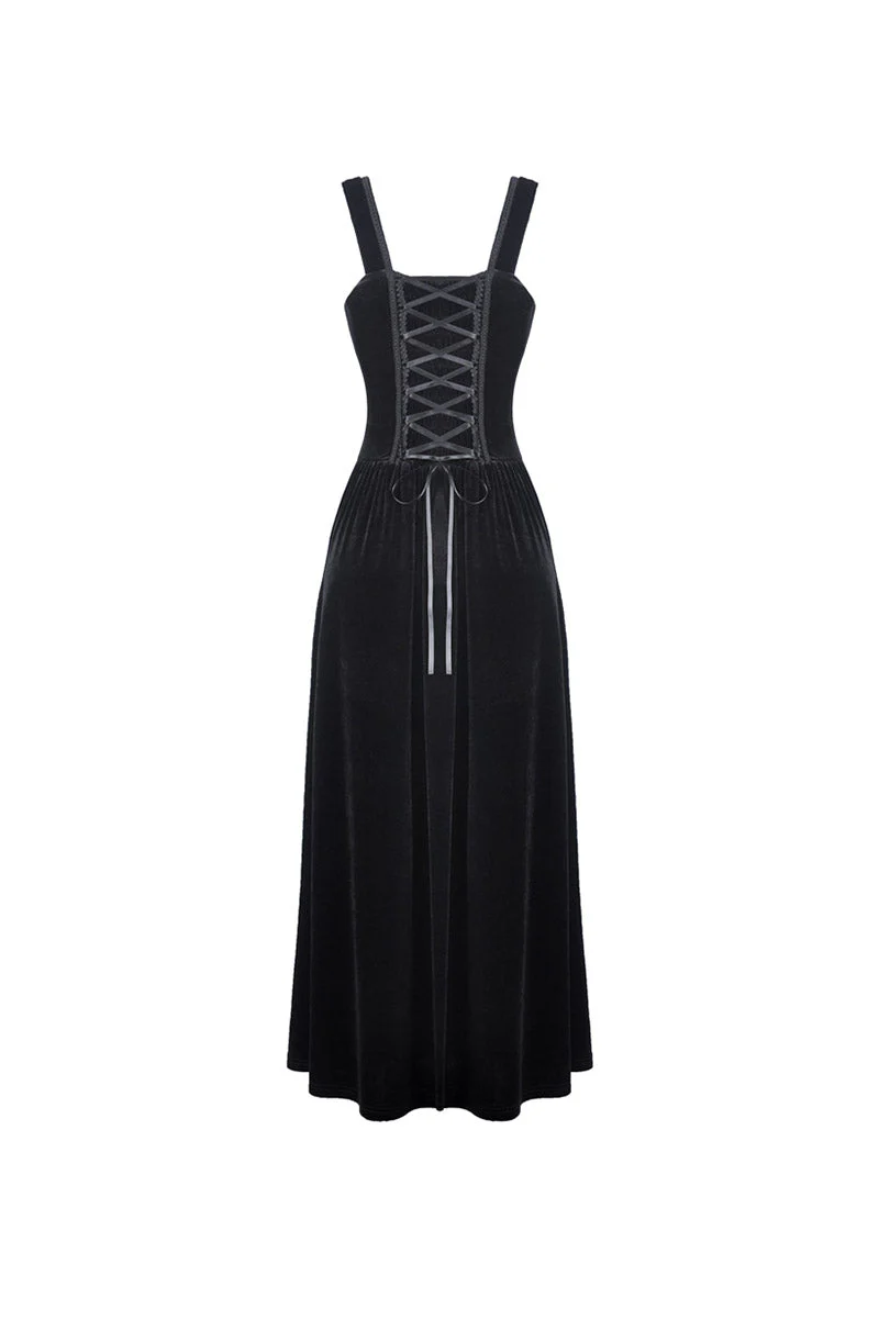 Black Bergamot Gothic Dress - Image 7