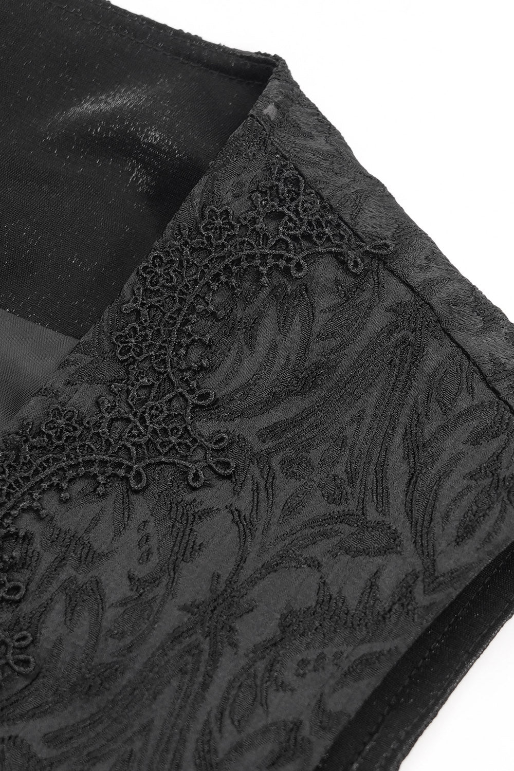 Black Bishop Vampire Goth Vest - Image 10