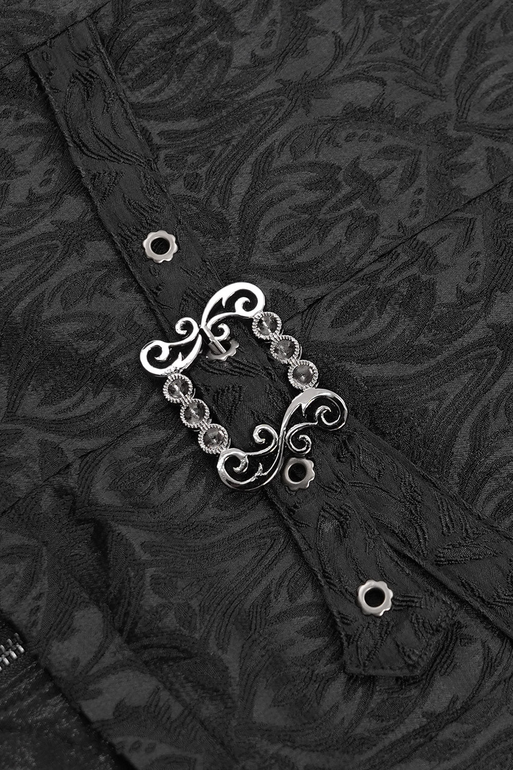 Black Bishop Vampire Goth Vest - Image 9